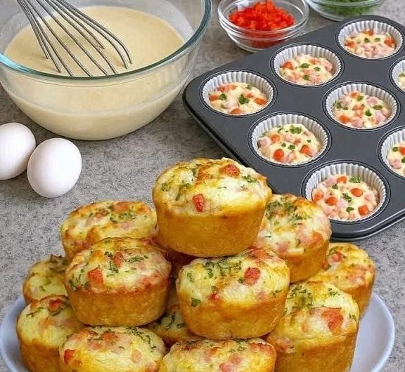 Gemüse-Omelett-Muffins für Kinder – kleine Ofenwunder, die selbst Gemüsemuffel lieben