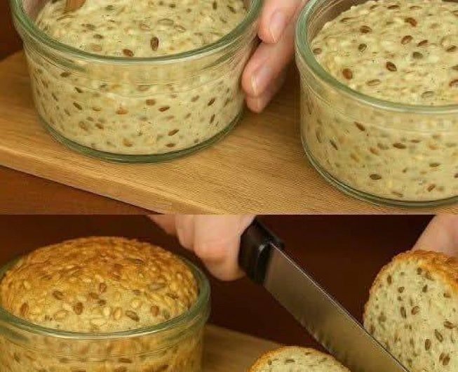 Ich esse kein Weizenmehl! Brot im Glas in einer Minute – mein ehrliches Alltagsbrot ohne Hefe und ohne Zucker