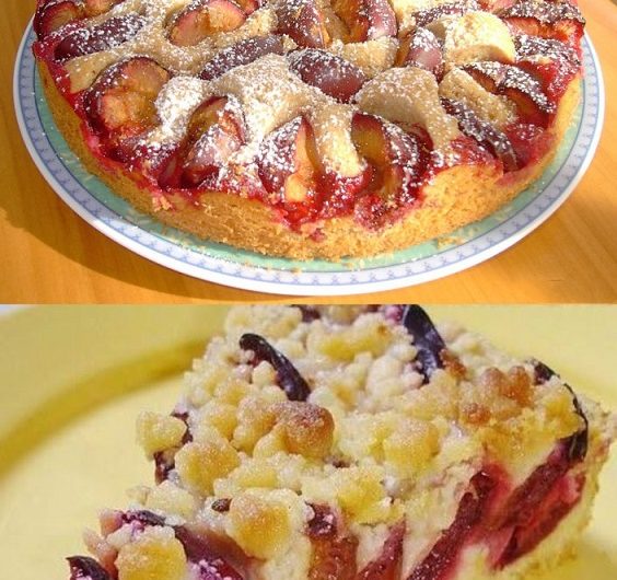 Zwetschgenkuchen mit Zimtstreuseln – wie lecker, dass er bei uns nie lange hält