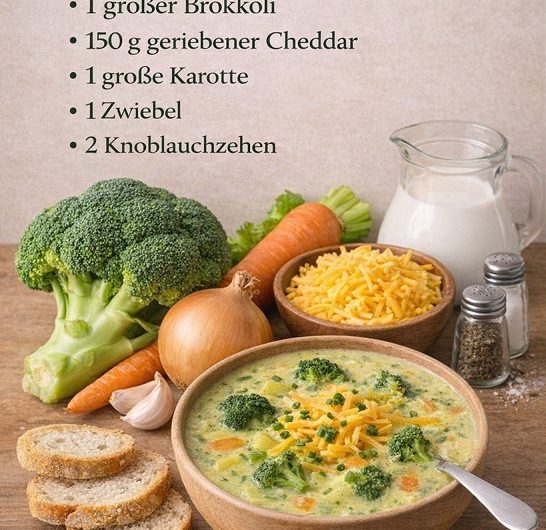 Brokkoli-Käse-Suppe, wie wir sie zuhause lieben – warm, einfach und ehrlich gekocht