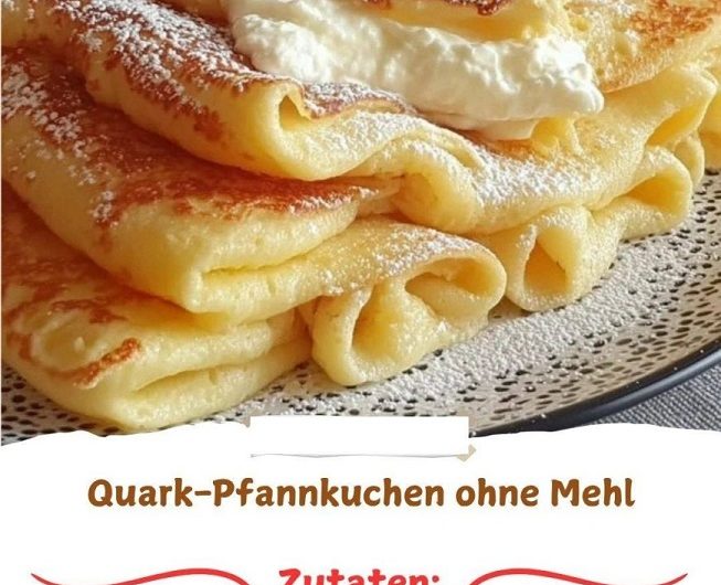 Quark-Pfannkuchen ohne Mehl – in 3 Minuten auf dem Tisch und so fluffig, dass man sie immer wieder machen möchte