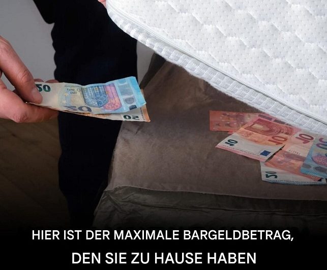 Bargeld zu Hause – diesen Betrag sollte man nicht überschreiten, sagt zumindest meine Lebenserfahrung