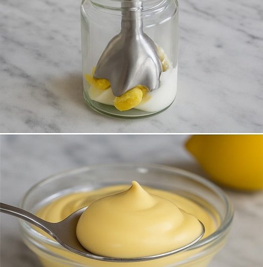 Joghurtmayonnaise ohne rohes Ei und ohne Öl – mein einfacher Küchentrick, der leicht, cremig und überraschend gut ist