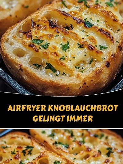 Airfryer-Knoblauchbrot wie bei mir zuhause – ein einfaches Rezept, das alle an den Tisch bringt