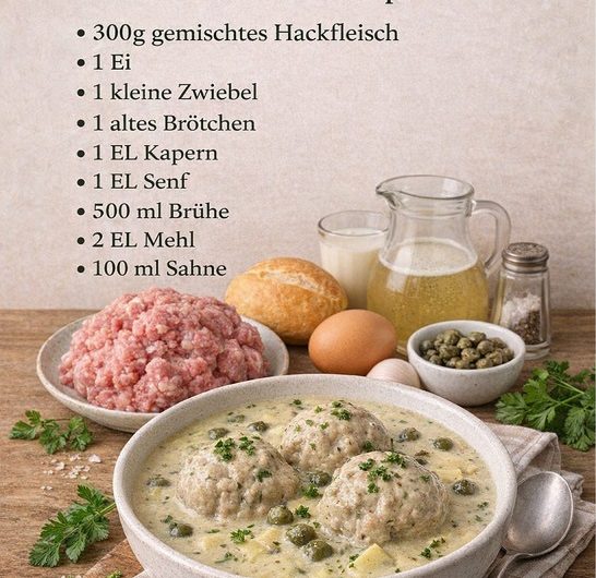 Königsberger Klopse nach DDR-Art – ein Sonntagsessen wie bei meiner Oma