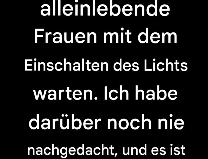 Warum ich abends das Licht erst später einschalte – ein stiller Sicherheitsgedanke für alle, die allein leben