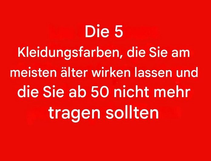 5 Farben, die Sie ab 50 meiden sollten – und wie ich gelernt habe, meinem Teint wieder Strahlkraft zu schenken