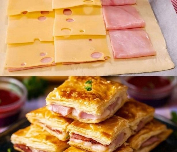 Knusprige Schinken-Käse-Blätterteigtaschen aus der Heißluftfritteuse – mein kleines Alltagswunder für warme Herzen und volle Mägen