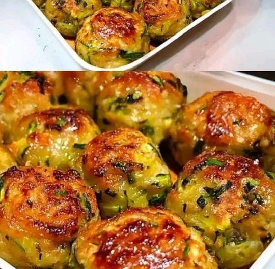 Zucchini-Goldbällchen mit Käsekern – das Rezept, das bei uns nie übrig bleibt