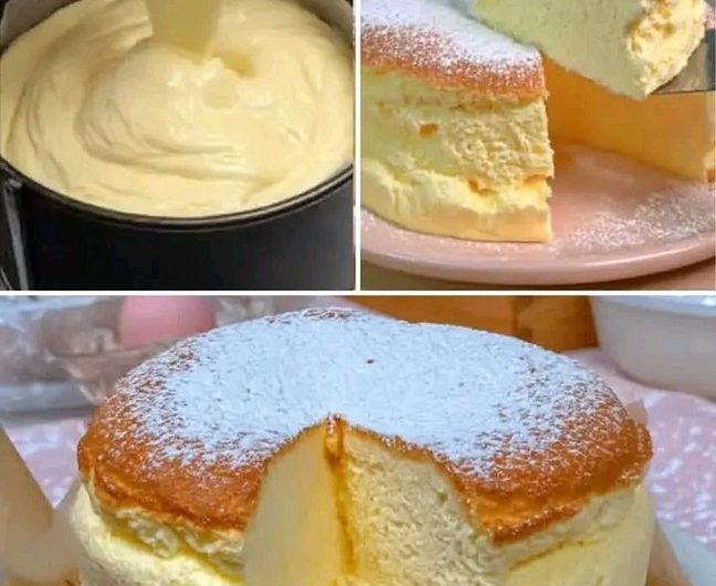Wolkenkuchen mit Zitrone – so luftig, dass er auf der Zunge schmilzt