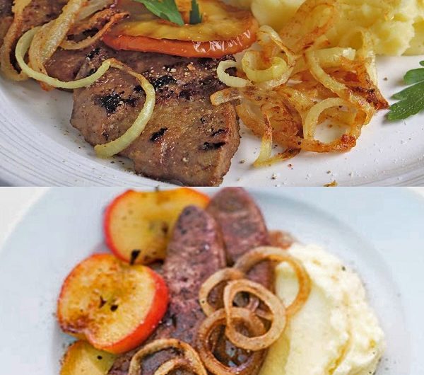Leber wie bei Oma – Zart gebratene Leber mit goldenen Zwiebeln und cremigem Kartoffelpüree