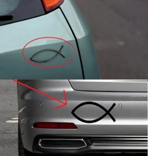 Das kleine Fischsymbol am Auto – Warum man es so oft sieht und was wirklich dahintersteckt