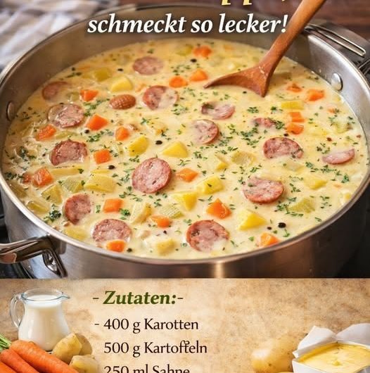 Winterliche Käse-Suppe wie bei Oma – Cremig, herzhaft und einfach zum Verlieben