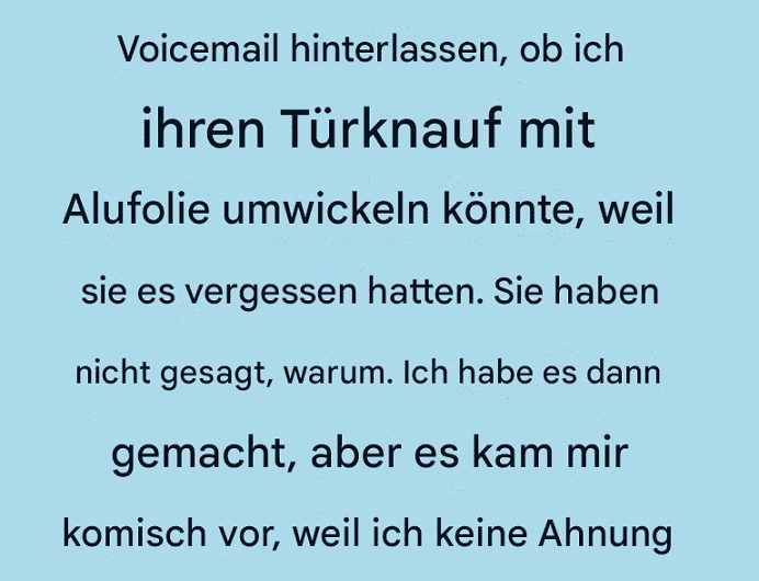 Warum ich plötzlich den Türgriff meiner Nachbarn mit Alufolie einwickeln sollte – und was ich daraus gelernt habe