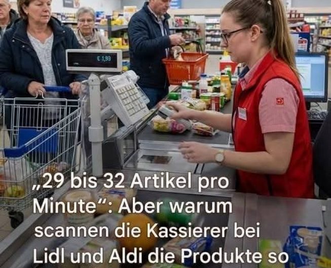 „Warum geht das bei denen so schnell?“ – Die Wahrheit hinter dem Tempo an den Kassen von Lidl und Aldi