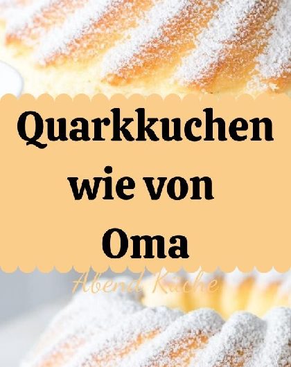 Quarkkuchen wie von Oma – rideros