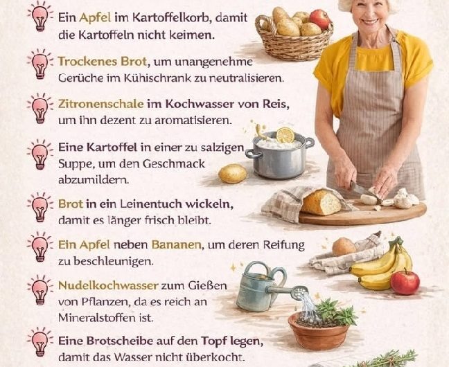 ?✨ 10 Geniale Küchen-Tipps von Oma, die deinen Alltag erleichtern! ??