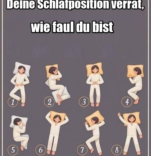 Was deine Schlafposition über deine Faulheit oder deine Überarbeitung verraten kann