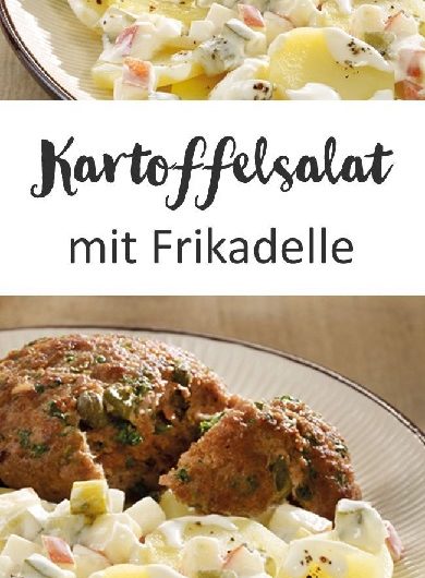 Kartoffelsalat mit Frikadellen – leichter Klassiker wie deutsches Fast Food, nur hausgemacht
