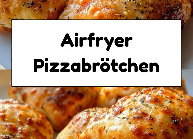Pizzabrötchen aus der Heißluftfritteuse – Entdecken Sie den Genuss!