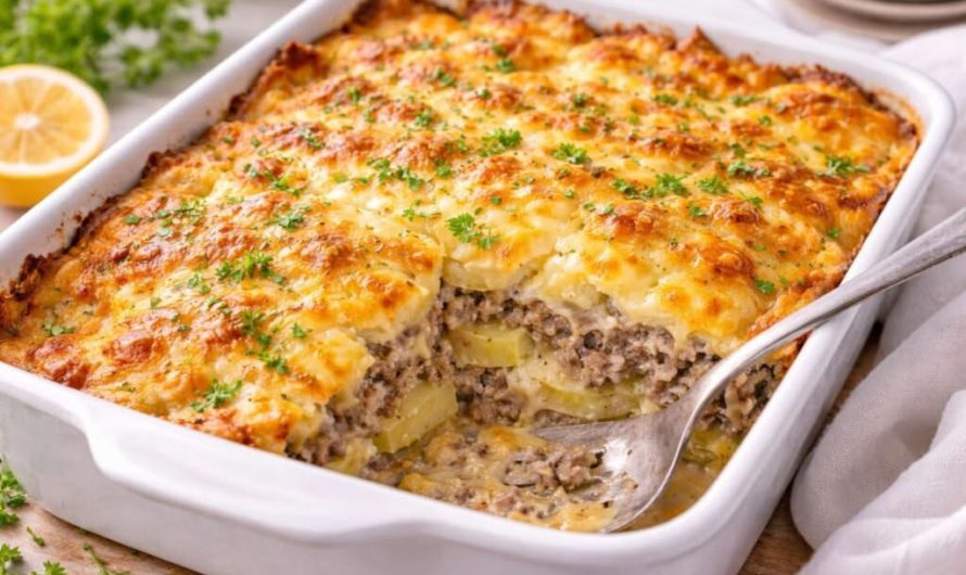 Kohlrabi-Hackfleisch-Auflauf – einfach & überbacken wie bei Oma