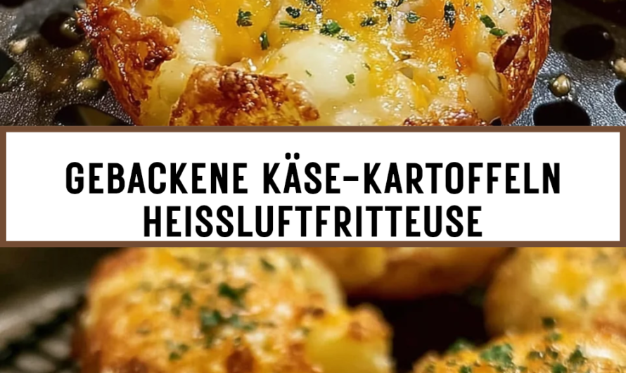 Gebackene Käse-Kartoffeln Heißluftfritteuse: Abendessen Einfach Schnell Machen