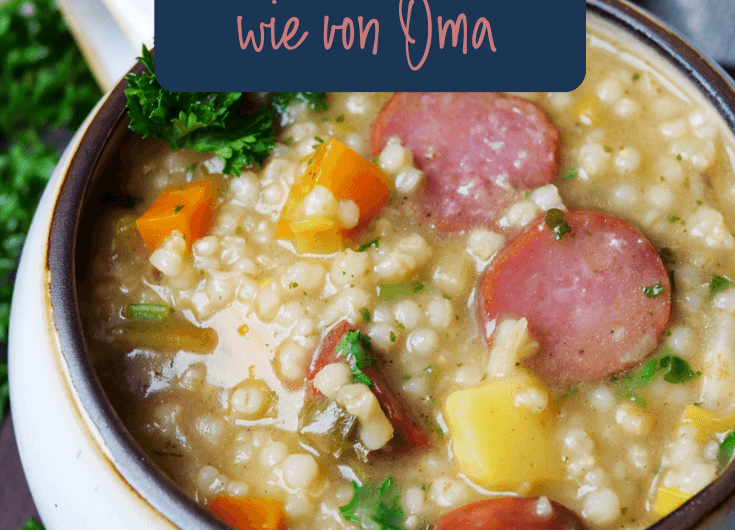 Graupensuppe wie von Oma