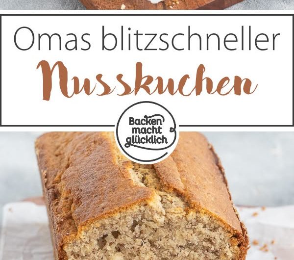 Nusskuchen: einfach & saftig | Backen macht glücklich