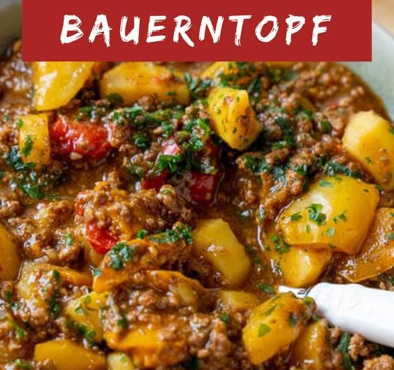 Bauerntopf mit Hackfleisch und Kartoffeln – Rezept ohne FIX-Tüte