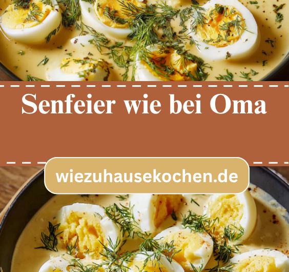 Senfeier wie bei Oma so cremig und einfach musst du sie probieren