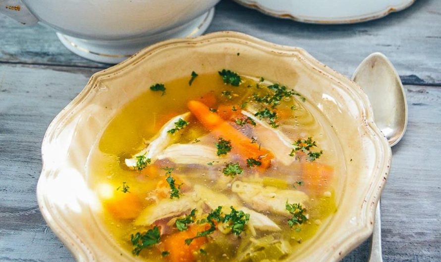 Omas bestes Rezept  Hühnersuppe bei Erkältung