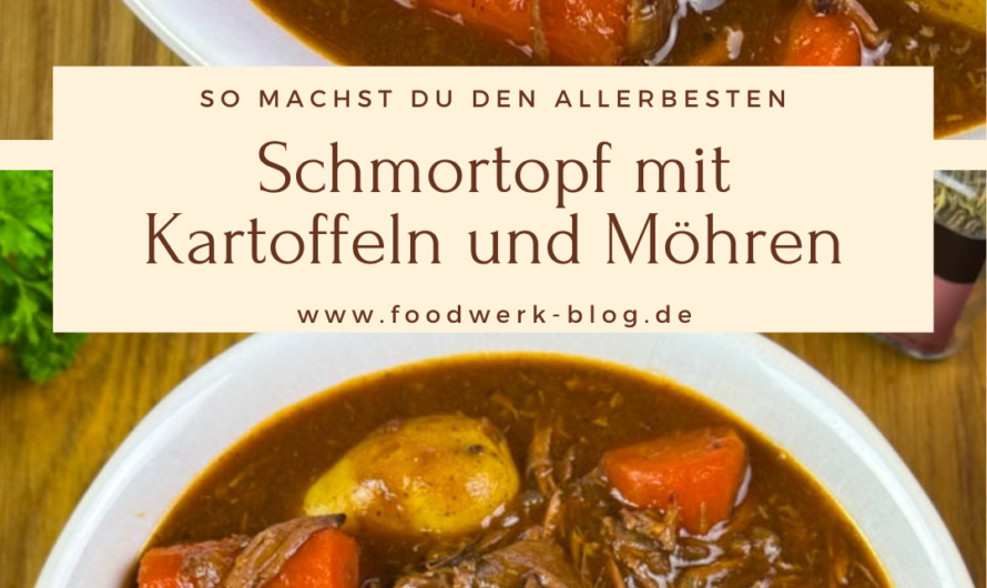 Schmortopf mit Rindfleisch, Kartoffeln und Möhren
