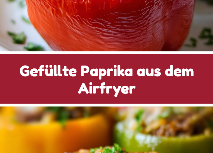Gefüllte Paprika aus dem Airfryer: Einfaches, gesundes Rezept für Feel Good Food