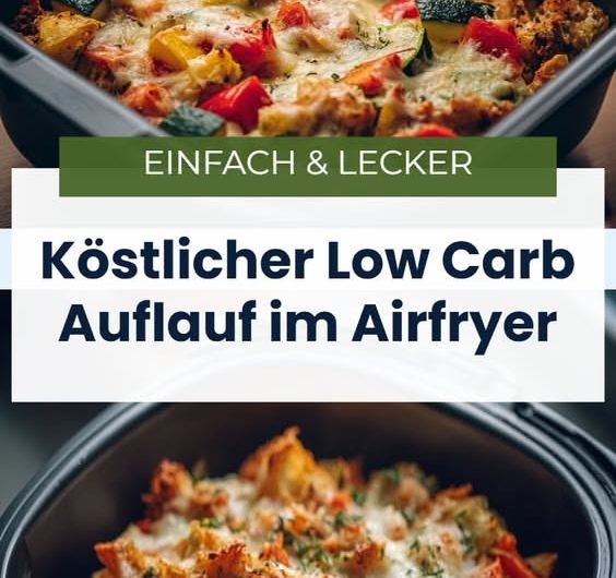 Low Carb Auflauf im Airfryer – schnell, lecker und einfach!