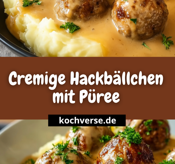 Diese Hackbällchen in cremiger Sauce sind pures Wohlfühlessen