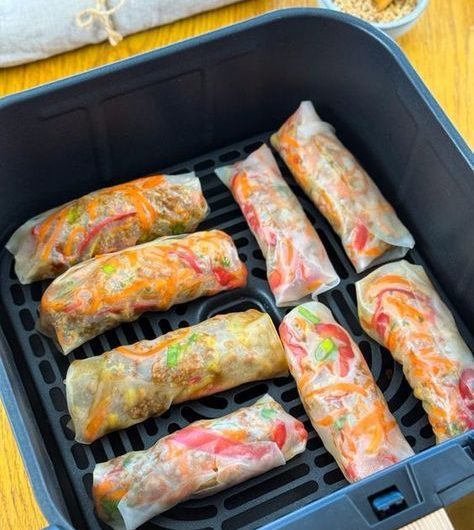 Crispy Frühlingsrollen aus dem Airfryer