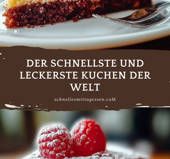 Der schnellste und leckerste Kuchen der Welt
