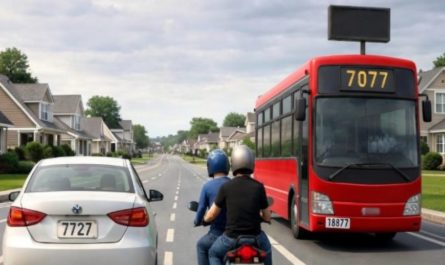 Sieben Warnzeichen am Straßenrand