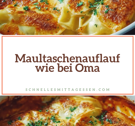 Maultaschenauflauf wie bei Oma