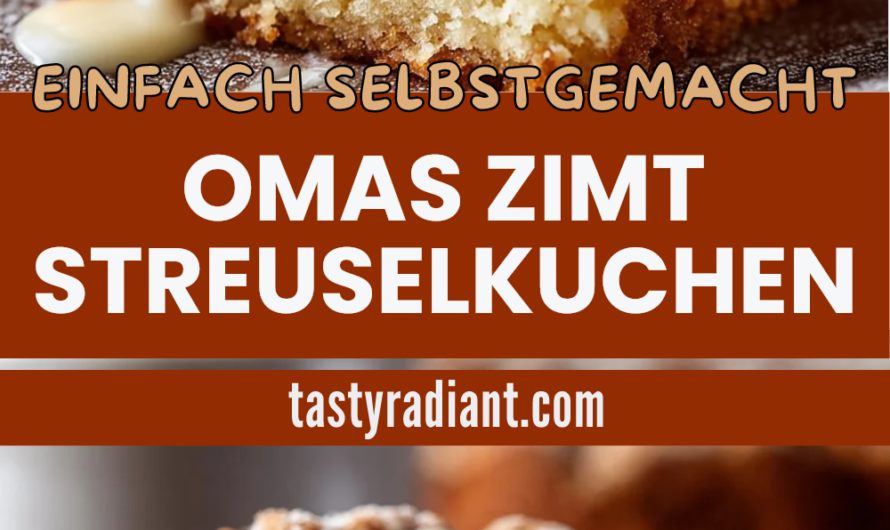 Omas Zimt Streuselkuchen