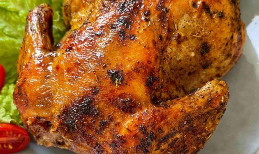 Ganzes Hähnchen aus der Heißluftfritteuse