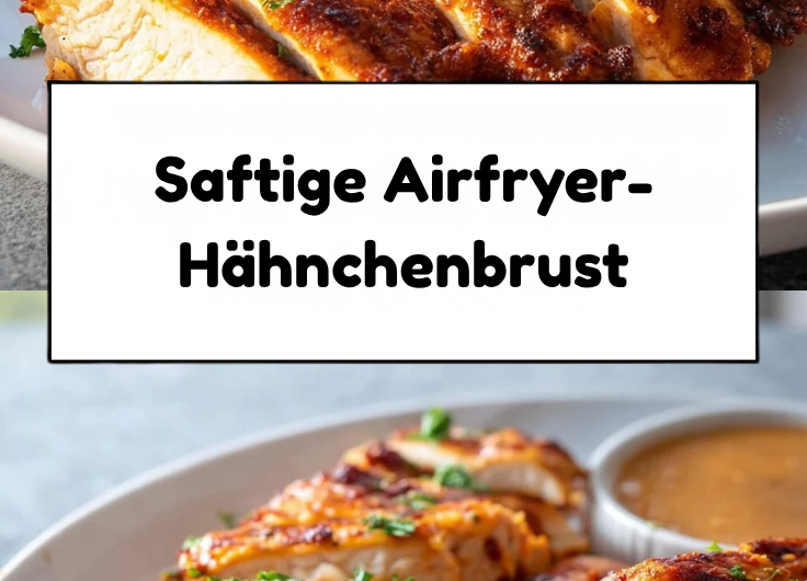 Hähnchenbrust in der Heißluftfritteuse zubereiten: Zart und saftig