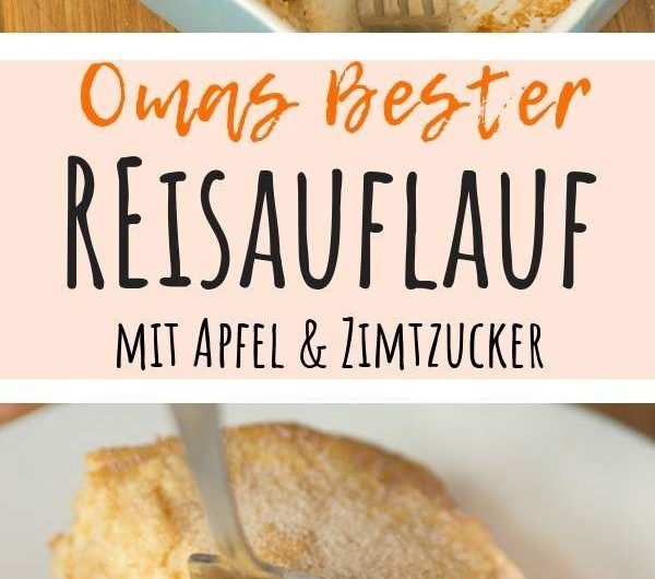 [:de]Reisauflauf mit Apfel – das beste Rezept mit Schritt für Schritt Anleitung[:en]Baked Rice Pudding (step by step recipe) – the best | A German recipe[:]
