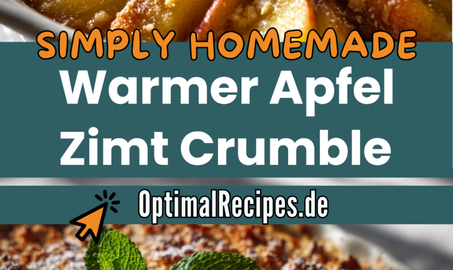 Wunderbar Warmer Apfel Zimt Crumble Wie Von Oma