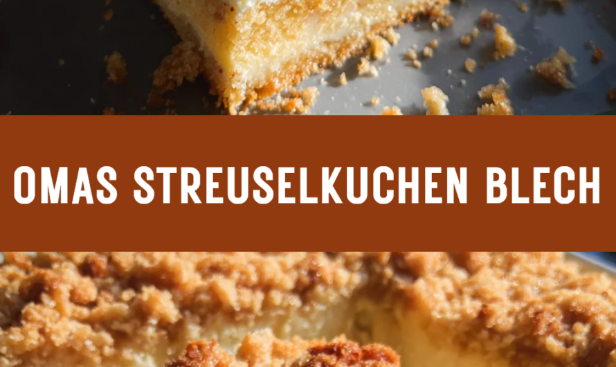 Omas Streuselkuchen vom Blech (ohne Hefe): Sara Lee Butter Streusel Kaffeekuchen