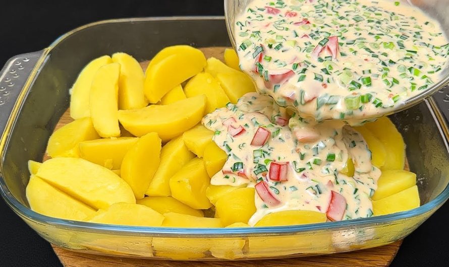 Das beste Rezept mit Kartoffeln! Du wirst es jeden Tag kochen! Leckeres Abendessen in 10 Minuten