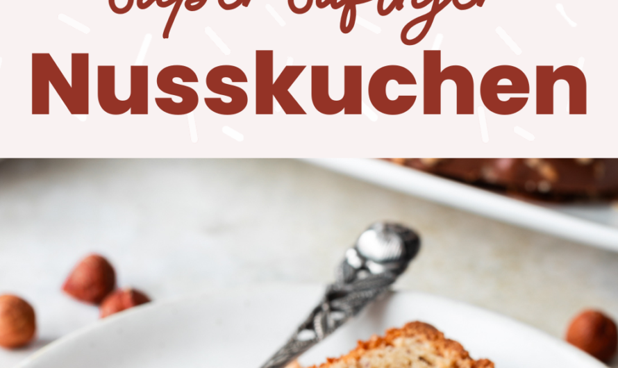 Saftiger Nusskuchen – einfach & schnell