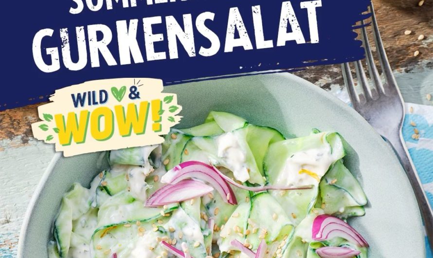 Sommerlicher Gurkensalat 🥒