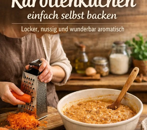 Saftiger Karottenkuchen wie von Oma – Einfach, nussig & aromatisch backen!