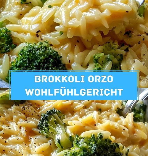 Schnelles Wohlfühlgericht Brokkoli Orzo Einfach Abendessen Zubereiten